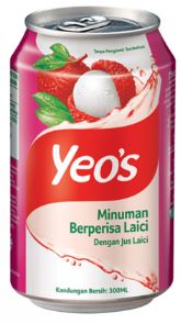 Yeo's Lychee 24 Can x 300ml